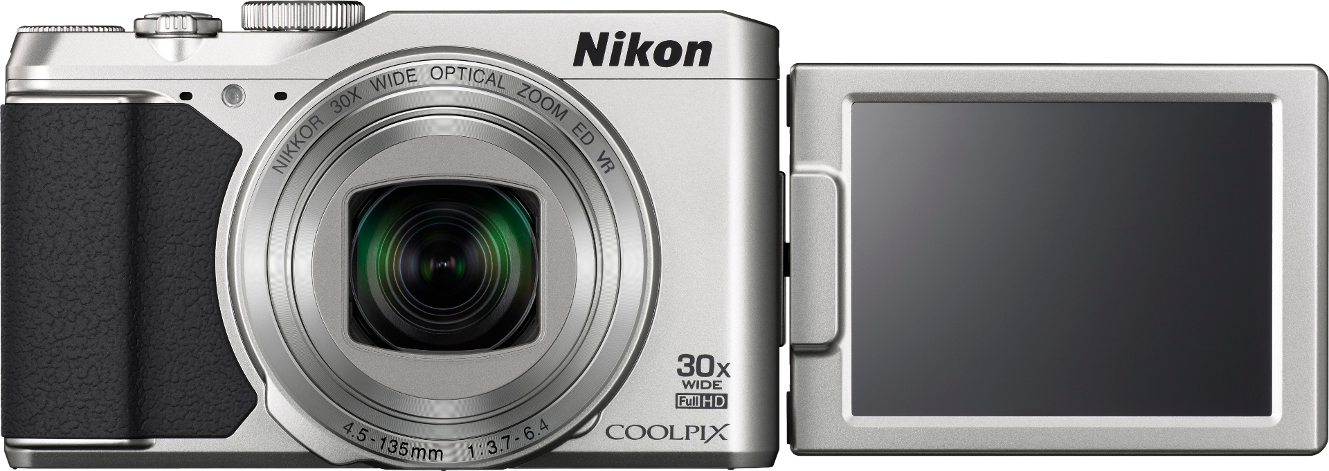 NIKON Coolpix S9900 ezüst digitális fényképezőgép
