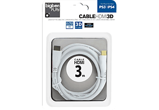 BIG BEN bigben Câble HDMI™ 1.4 - 3D - Câble HDMI - Pour PS4/PS3 - Blanc - Cavo HDMI (Bianco)
