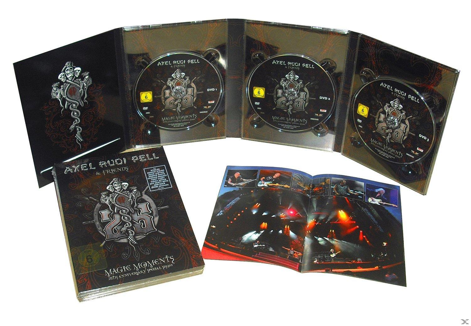 DVD-Set mit Axel Rudi Pell Album. Drei DVDs sind im Case sichtbar. Cover-Art gezeigt.
