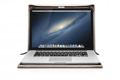 TWELVE SOUTH 12-1231 BookBook Notebooktasche Bookcover für Apple Echtleder, Braun