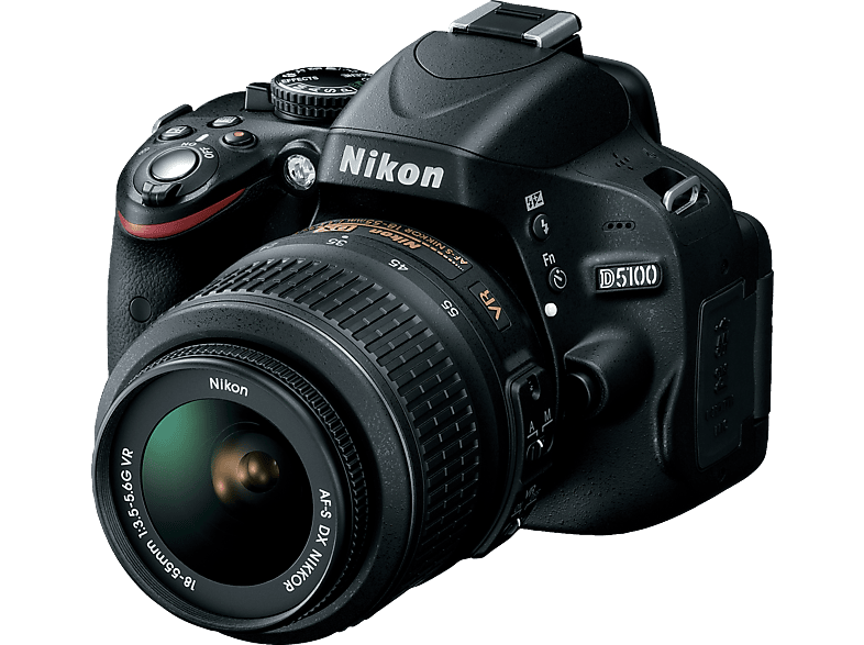 NIKON D5100+1855mm VR Spiegelreflexkamera, 16.2 Megapixel