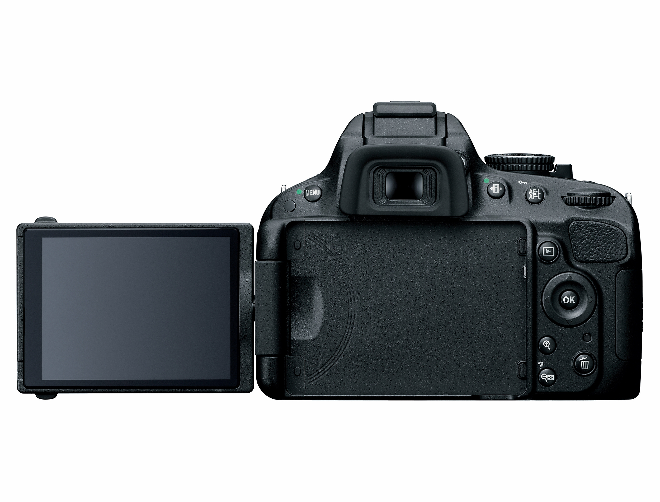 NIKON D5100+18-55mm VR Spiegelreflexkamera, 16,2 Megapixel, 18-55 mm Objektiv (VR), Schwarz