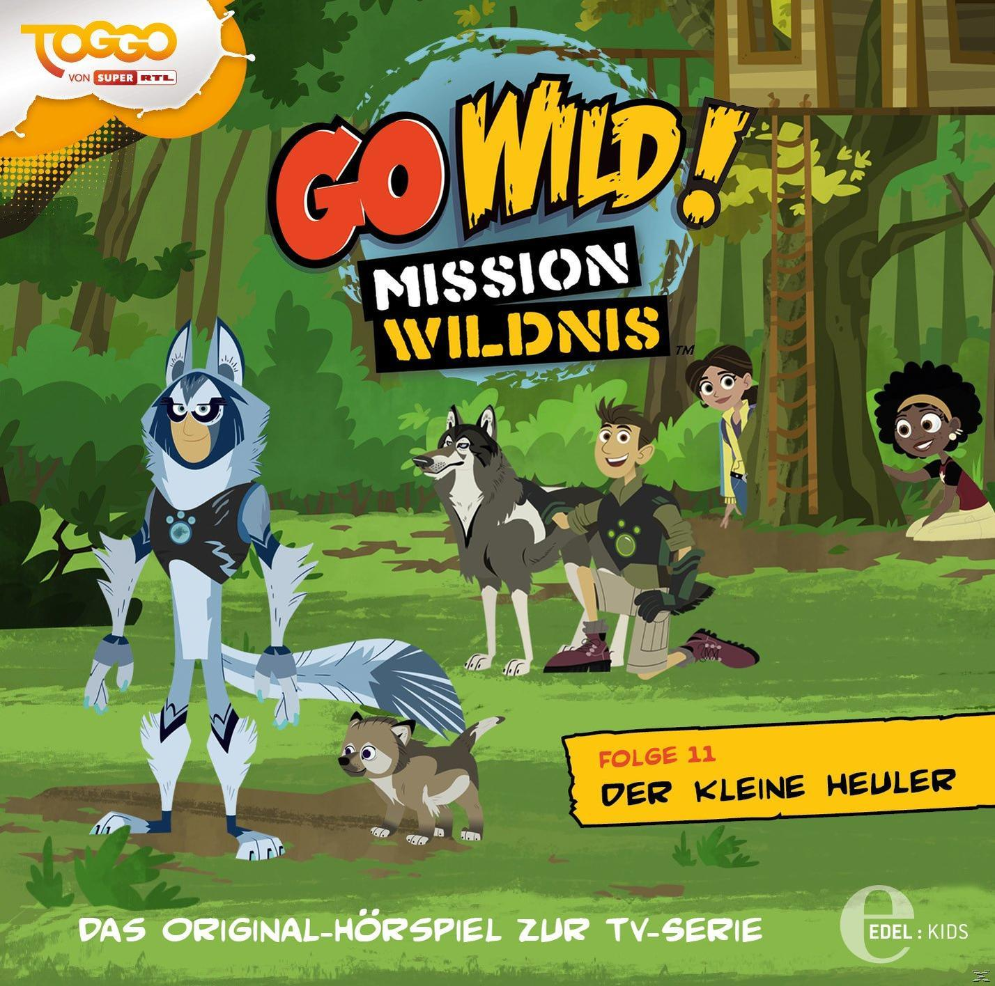 Cartoonbild von "Go Wild! Mission Wildnis" mit mehreren animierten Charakteren.