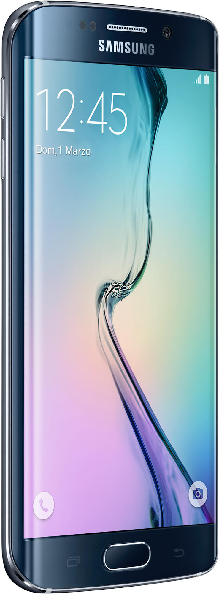 Móvil - Samsung Galaxy S6 edge, 128GB, 5 pulgadas, red 4G, negro