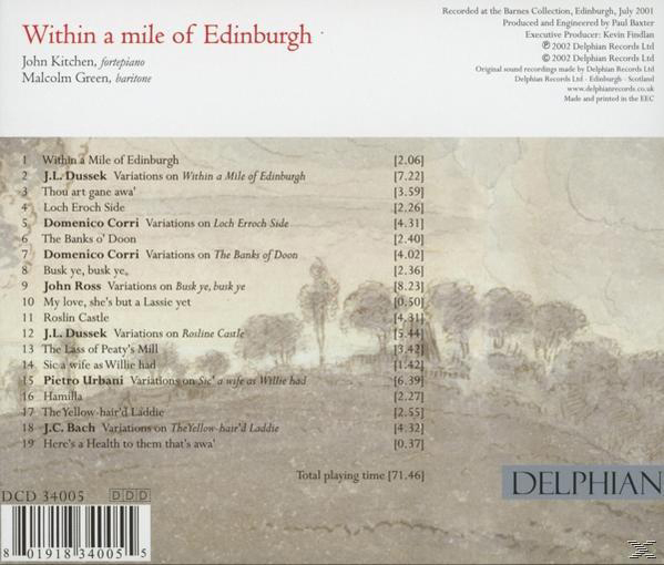 Kitchen,John/Green,Malcolm - Within A Mile Of Edinburgh  - (CD)