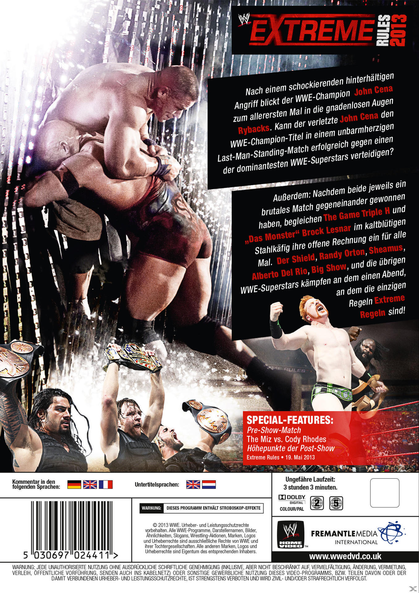 Extreme Rules 2013 DVD