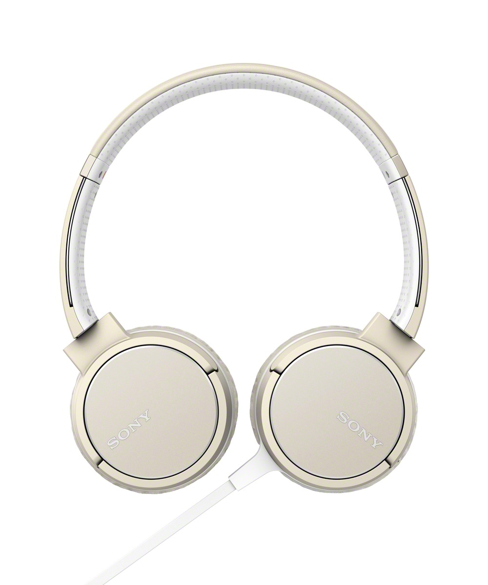 SONY MDR-ZX660AP, On-ear Kopfhörer Champagner