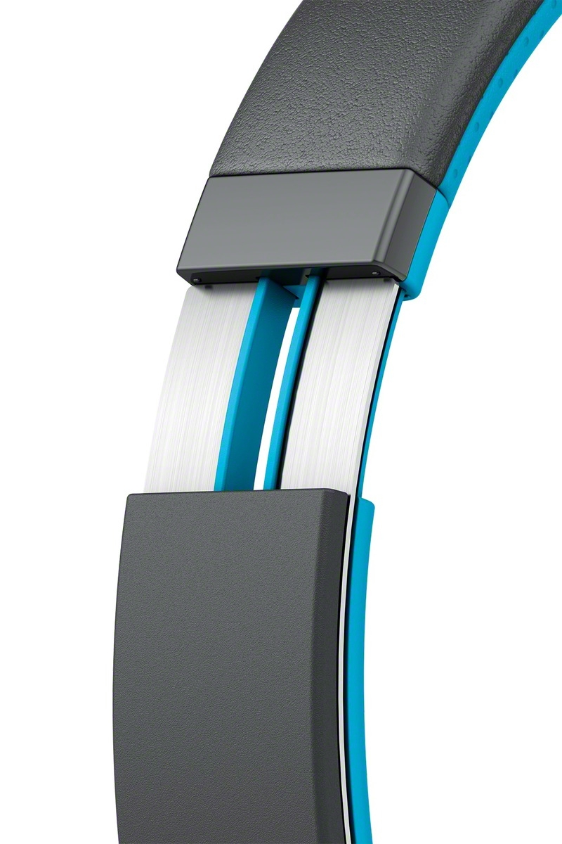 SONY MDR-ZX660AP, On-ear Kopfhörer Blau