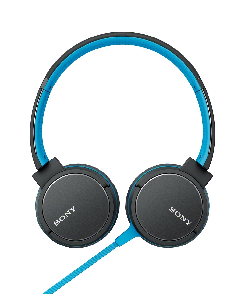 SONY MDR-ZX660AP, On-ear Kopfhörer Blau