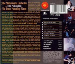CD-Cover: Text, Trackliste und Bandmitglieder. Dunkler Hintergrund mit Bandbildern.