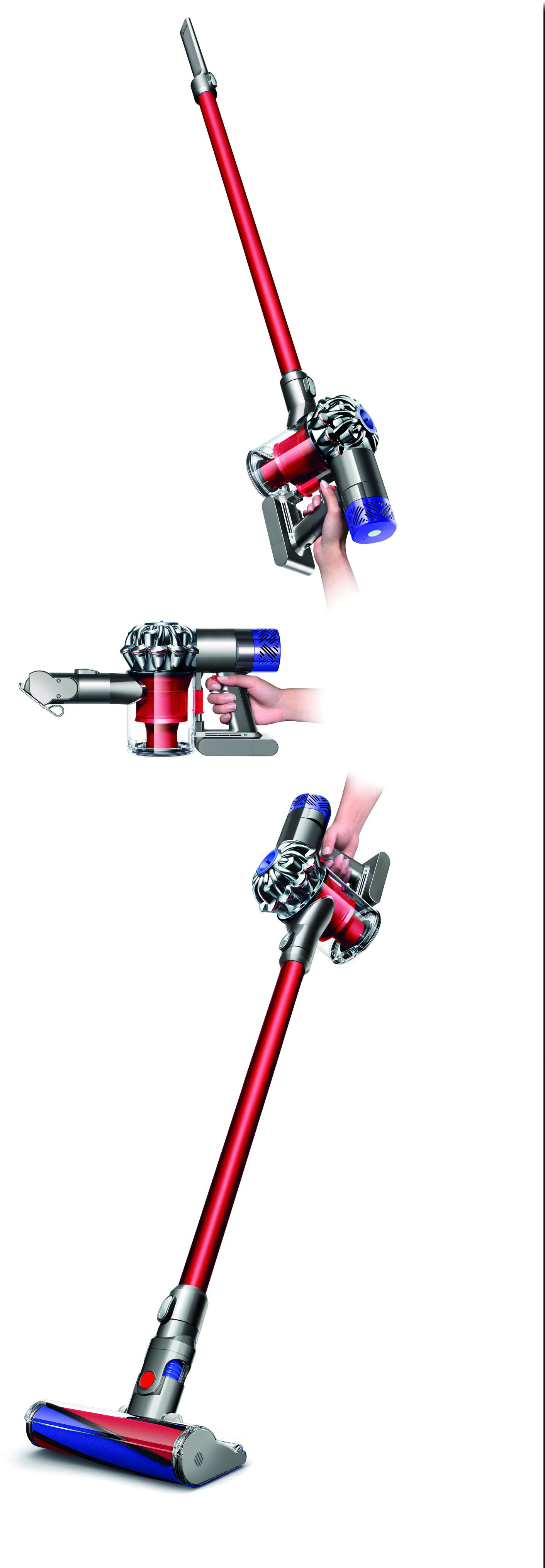 DYSON 211979-01 v6 Total Clean Stielsauger, Akkubetrieb, 350 Watt