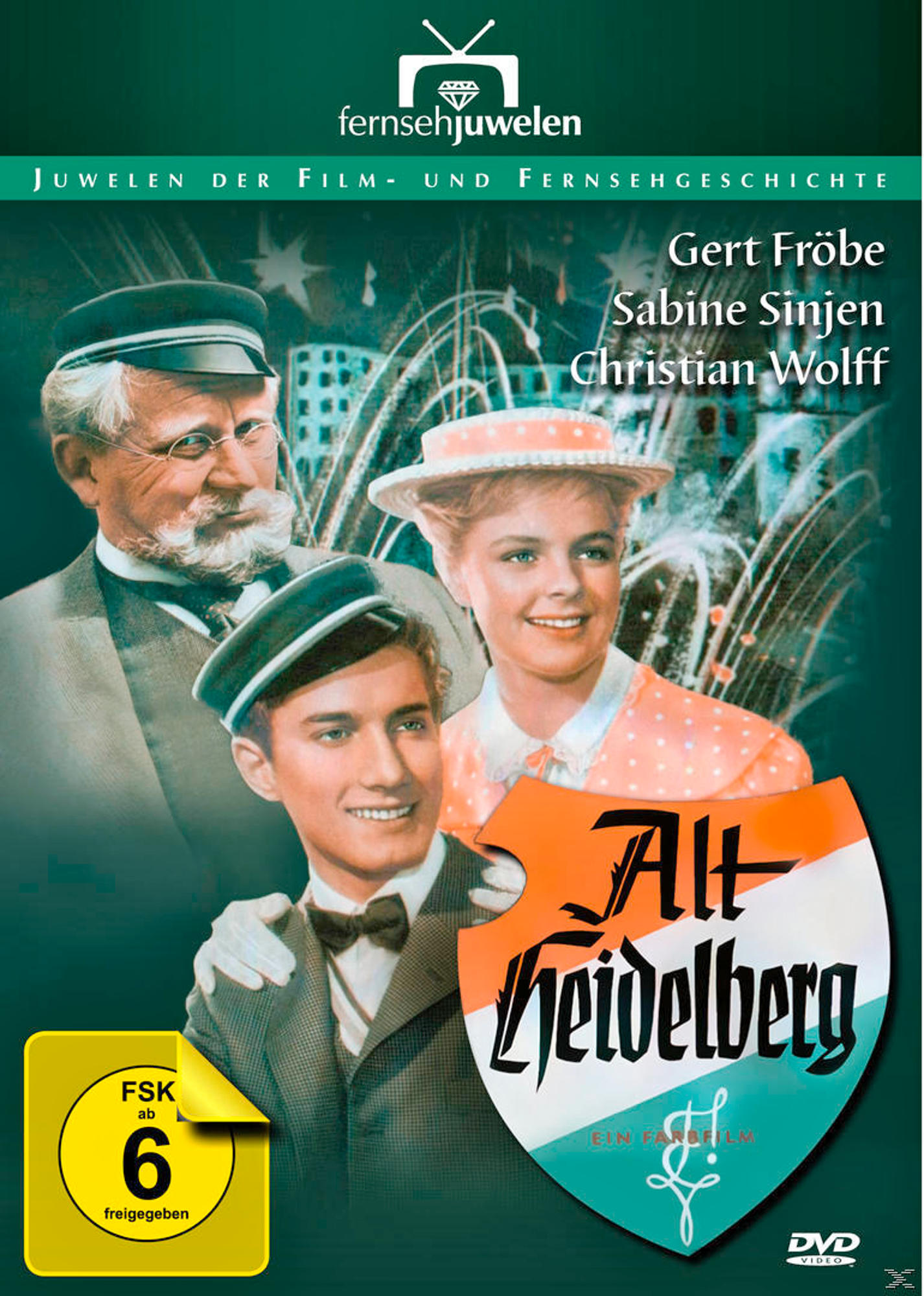 DVD-Cover mit drei Personen, Text auf Deutsch und einem Schildsymbol.