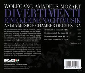 Anima Musicæ Kamarazenekar - Divertimentók és Egy kis éji zene (CD)