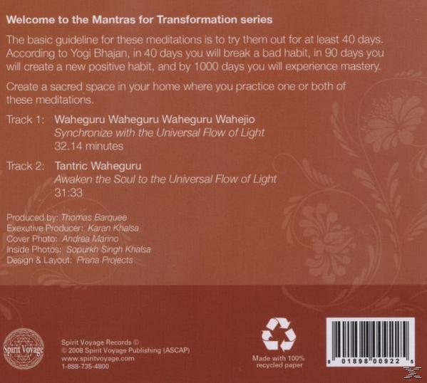 Snatam Kaur - Meditations for Transformation-Merge & Flow  - (CD)