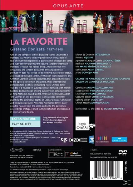 VARIOUS, Orchestre National du Capitole de Toulouse - La Favorite  - (DVD)
