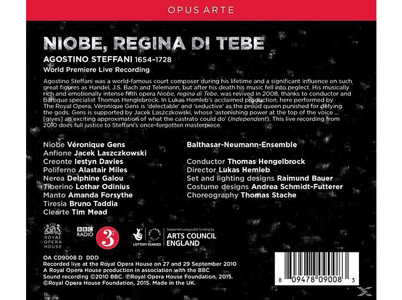 Thumbnail - Gens/Hengelbrock - Niobe, Regina Di Tebe (CD)