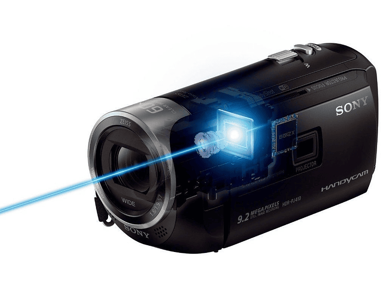 2017年制Sony Handycam HD 9.2メガピクセル SONY HDRPJ410B.E35 9.2 MP 30 x Optik Zoom Dahili Projektörlü
