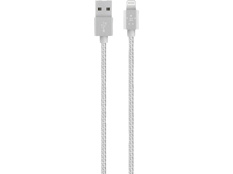 BELKIN Kabel Lightning - USB MIXIT↑ Metallic Zilver (F8J144BT04-SLV)