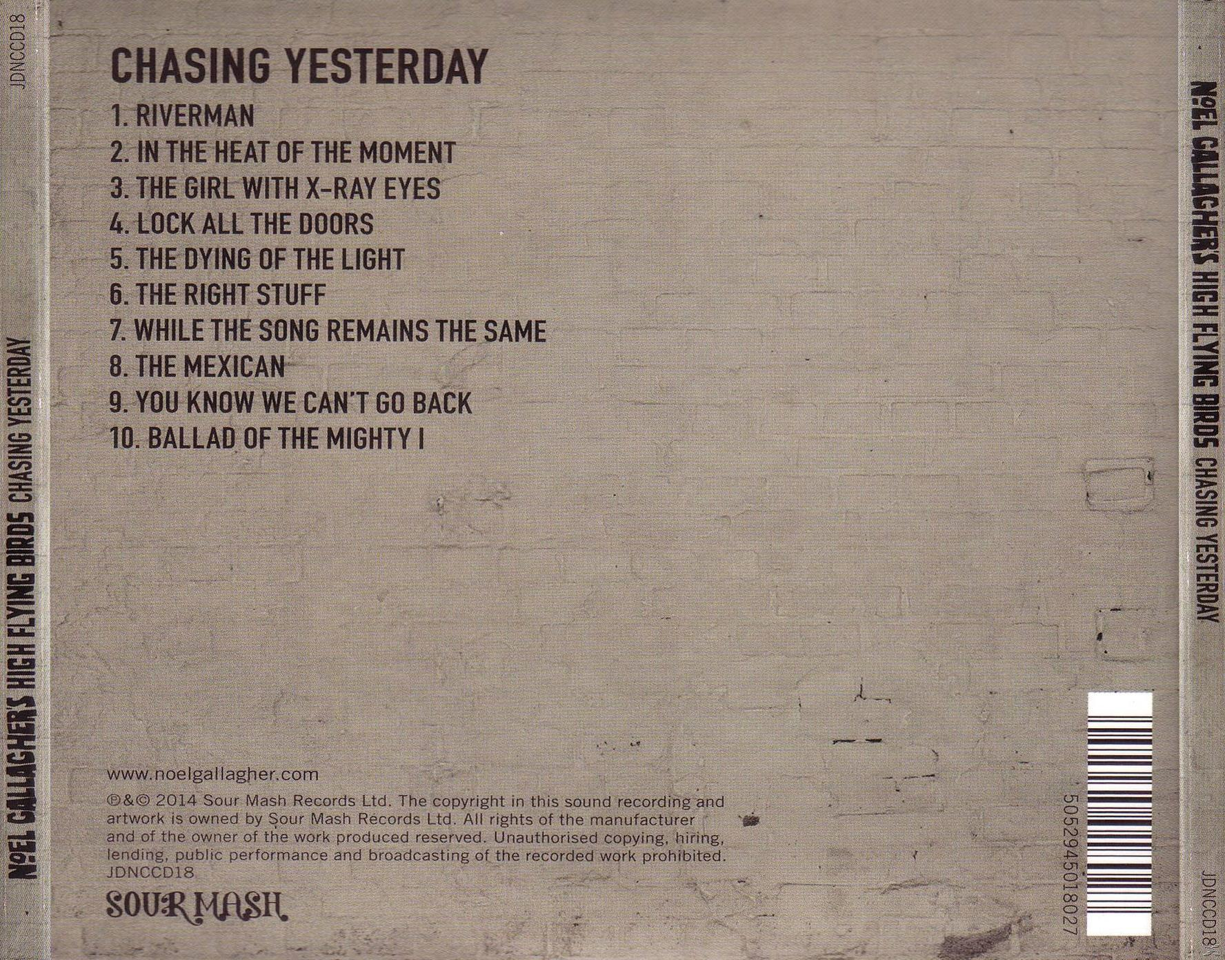 Noel Gallagher's High Flying Birds - Chasing Yesterday  - (CD)