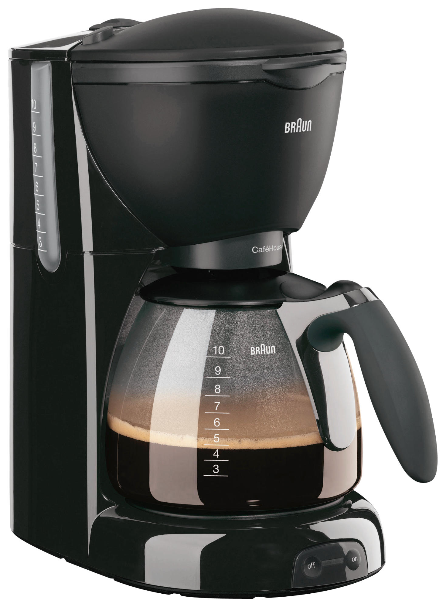 BRAUN CaféHouse PurAroma Plus KF 560/1 Kaffeemaschine Schwarz