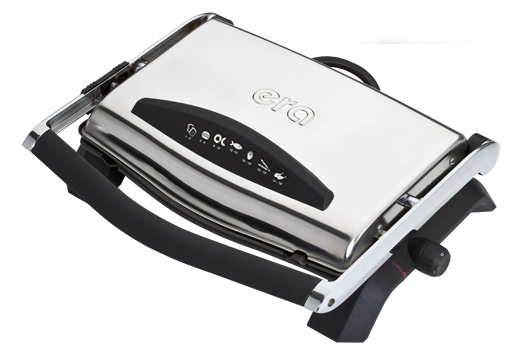 ERA SM-21 Press Paslanmaz Çelik Çıkarılabilir Plakalı Eşit Baskılı Izgaralı Tost Makinesi