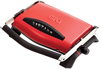 ERA SM-20 Press Çıkarılabilir Plakalı Eşit Baskılı Izgaralı Tost Makinesi Kırmızı
