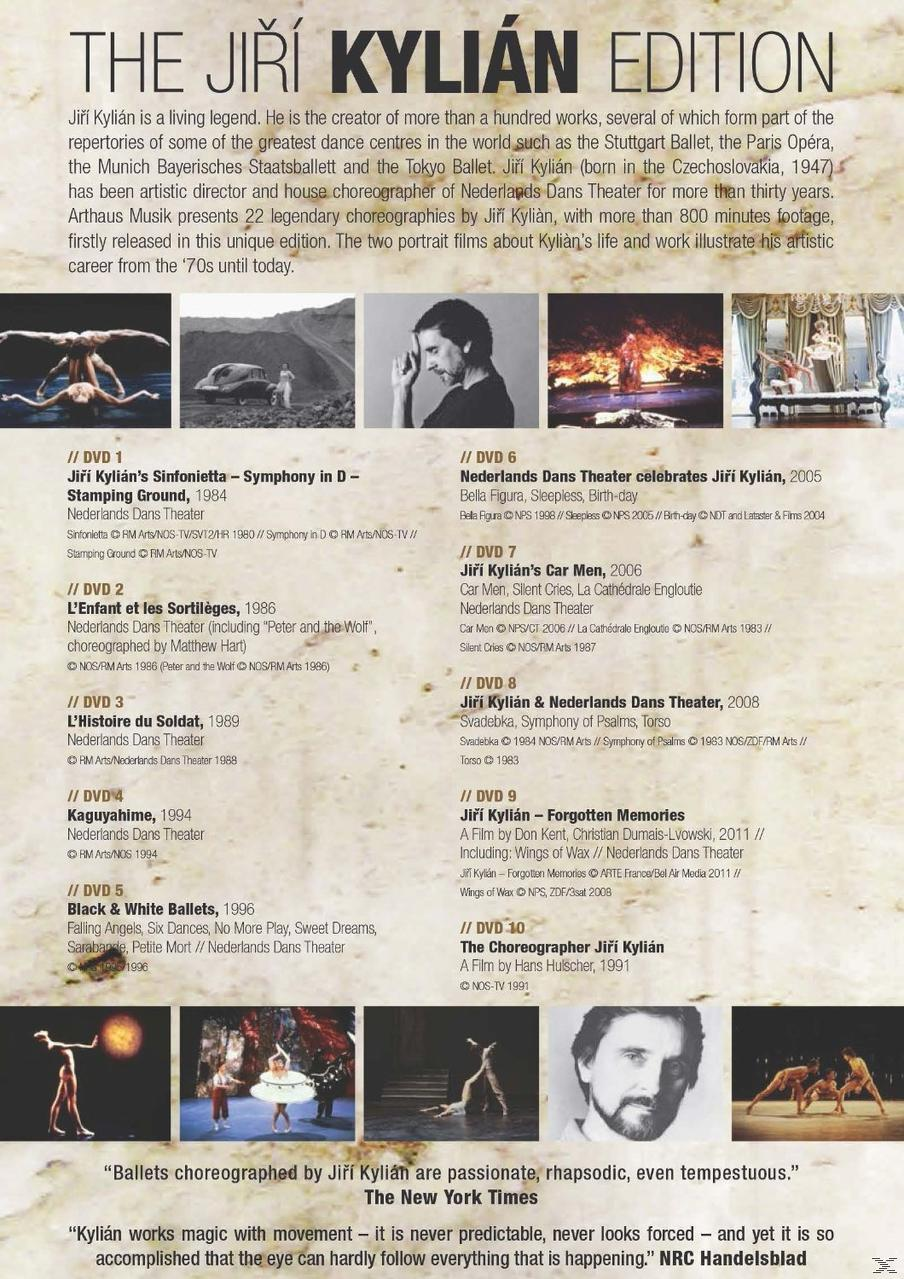 VARIOUS, Various Orchestras, The Edition Jiri (DVD) - Kylián Kylian Jirí 