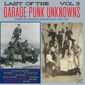 Albumcover mit Vintage-Fotos von Männern in Anzügen mit Waffen. Titel ist Garage Punk.