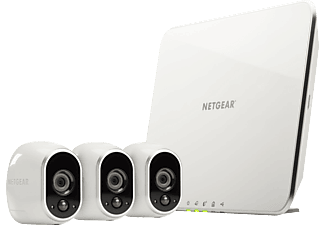 ARLO NETGEAR Arlo VMS3330 - Video server + videocamere - wireless - bianco - Telecamera IP (HD, 1.280 x 720 pixel)