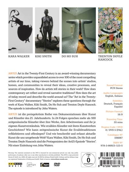 Susan Rothenberg, Mike Kelley, Hiroshi Sugimoto, J - Stories-Art in the 21st Century  - (DVD)