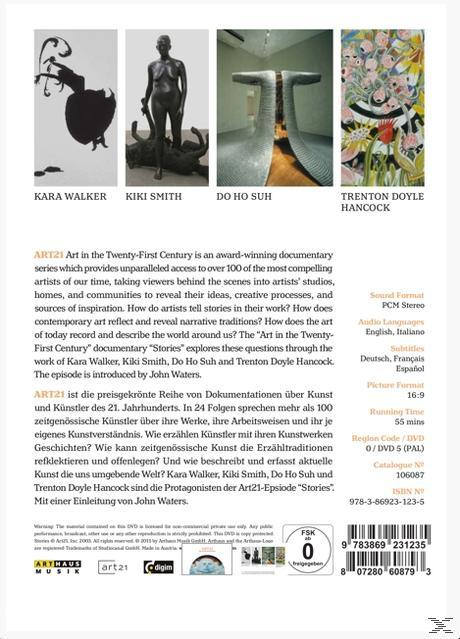 Susan Rothenberg, Mike Kelley, Hiroshi Sugimoto, J - Stories-Art in the 21st Century  - (DVD)