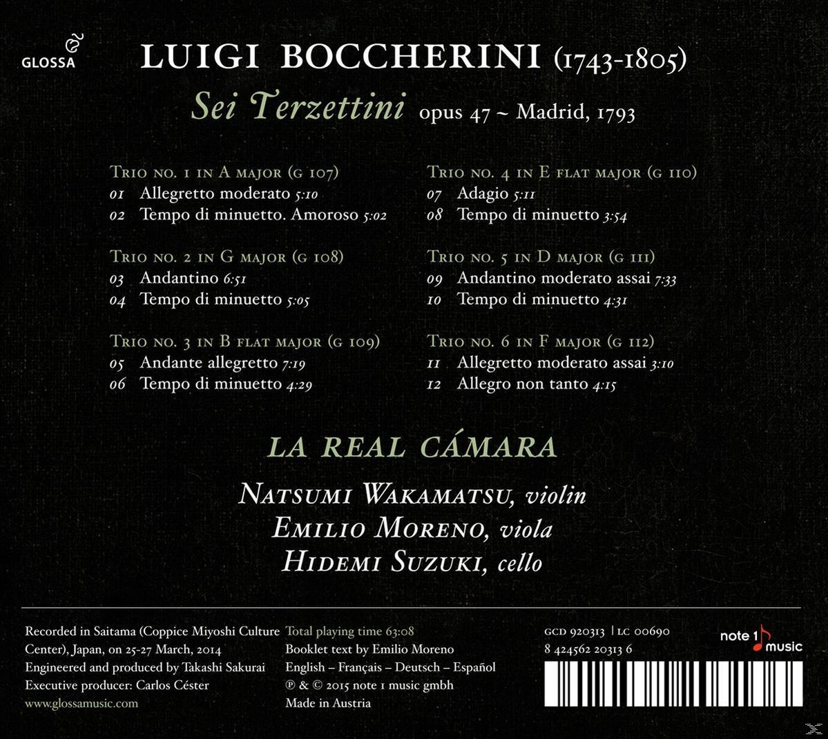 La Real Camara - Streichtrios Op.47  - (CD)