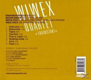 Wiwex Quartet - Equidistant  - (CD)