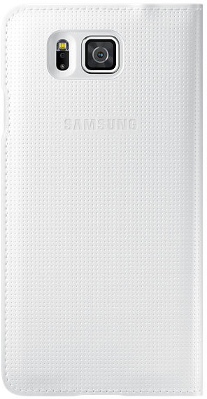 SAMSUNG S-View EF-CG850BWEGWW, Bookcover, Samsung, Galaxy Alpha, Weiß