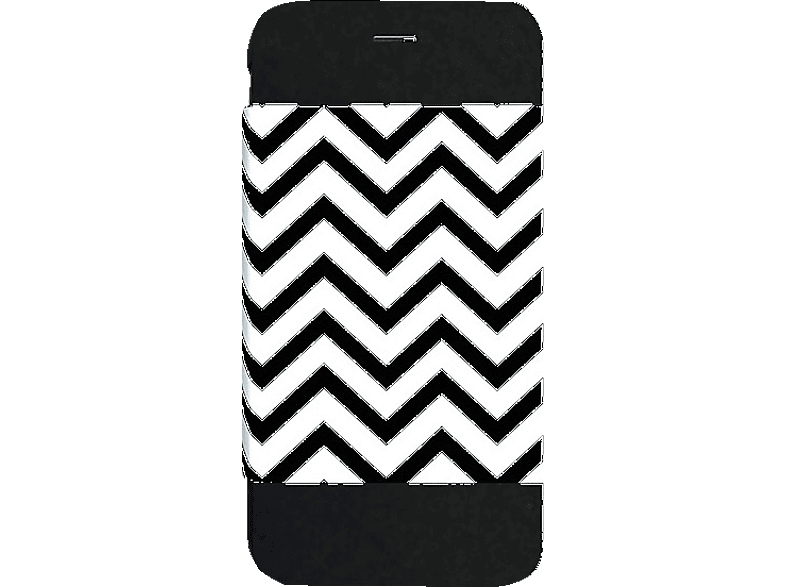 I-paint Flip Cover Waves Folio Iphone 6 Zwart (800501)