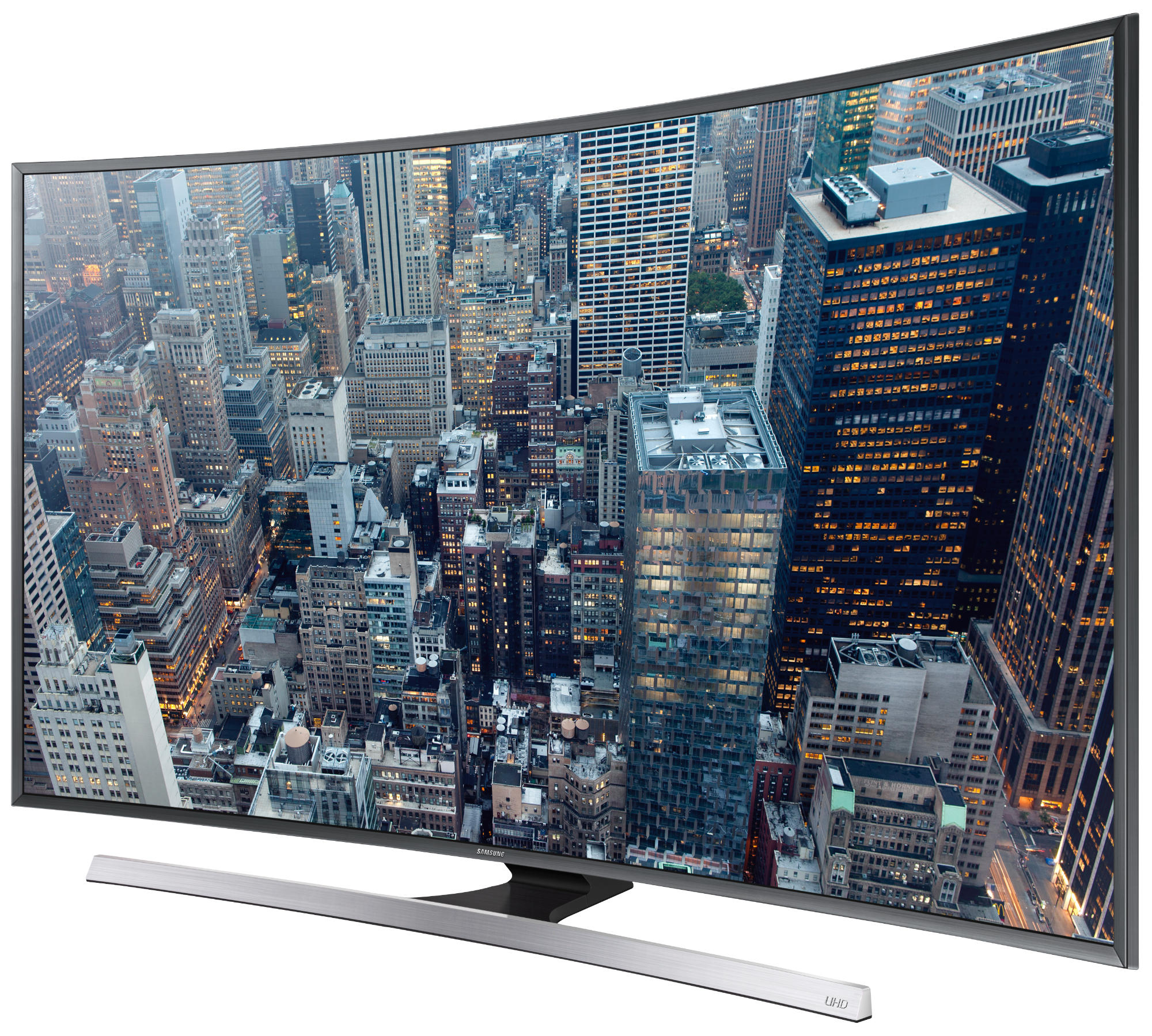 TV LED 55"- Samsung 55JU7500 Curvo, Ultra HD, 3D, Smart TV Quad Core