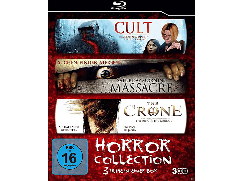 Cult, Saturday Morning Massacre, The Crone – Horror Collection Blu-ray (FSK: 16)