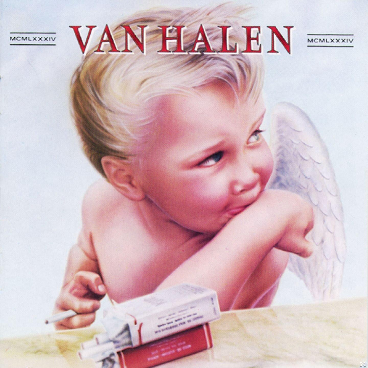 Albumcover: Engel mit Zigarette, darüber steht Van Halen.