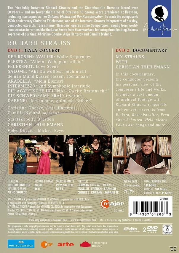 Goerke/Harteros/Nylund/Thielemann/Sd (DVD) - Galakonzert/Dokumentation -