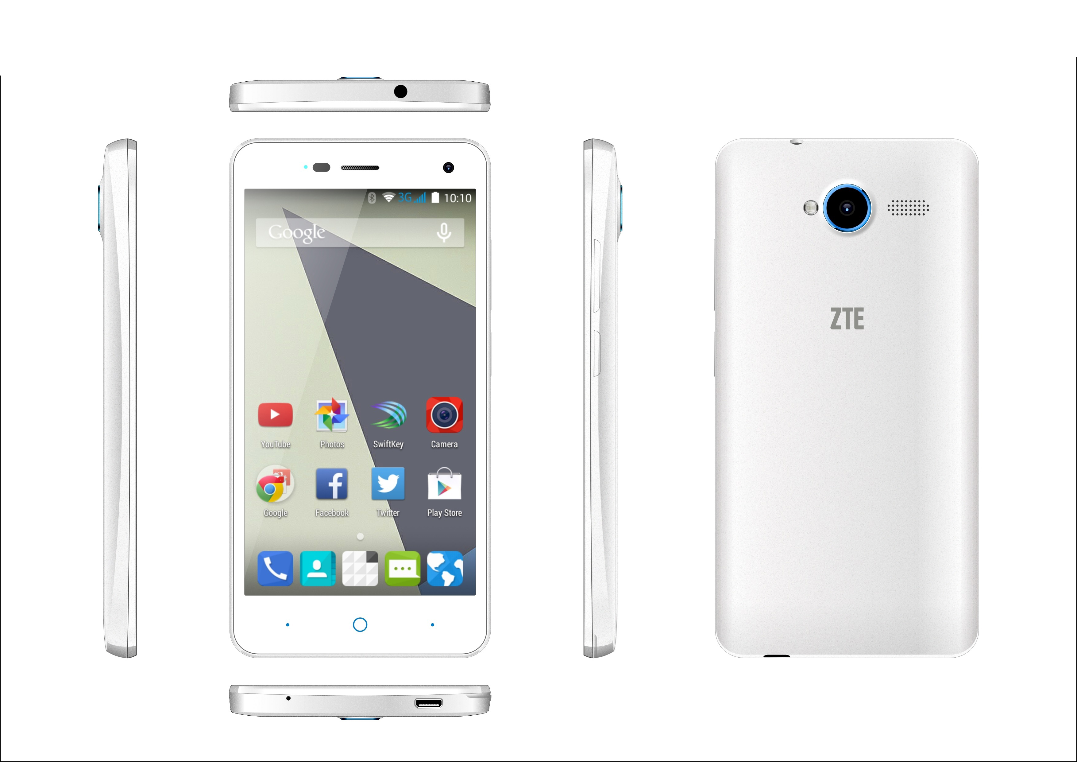 ZTE Blade L3 8 GB Weiß Dual SIM