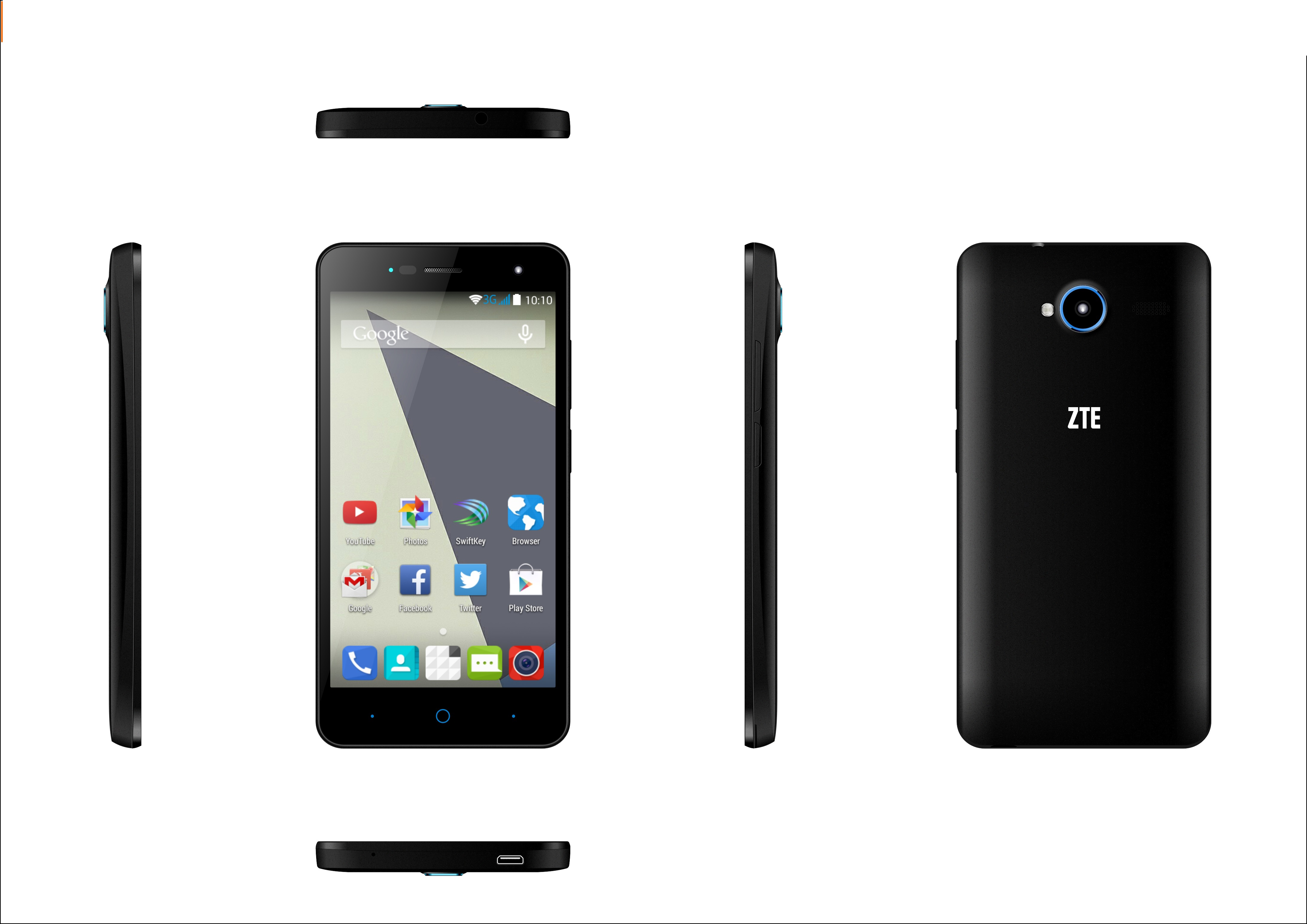 ZTE Blade L3 8 GB Schwarz Dual SIM