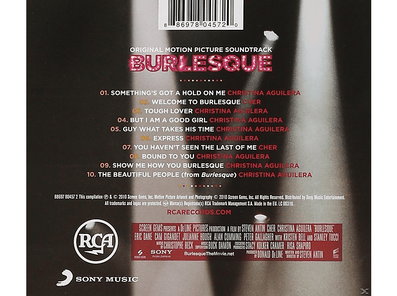 Cher Christina Aguilera Cher Christina Aguilera Burlesque Original Motion Picture Soundtrack Cd Soundtracks Filmmusik Musicals Mediamarkt mediamarkt