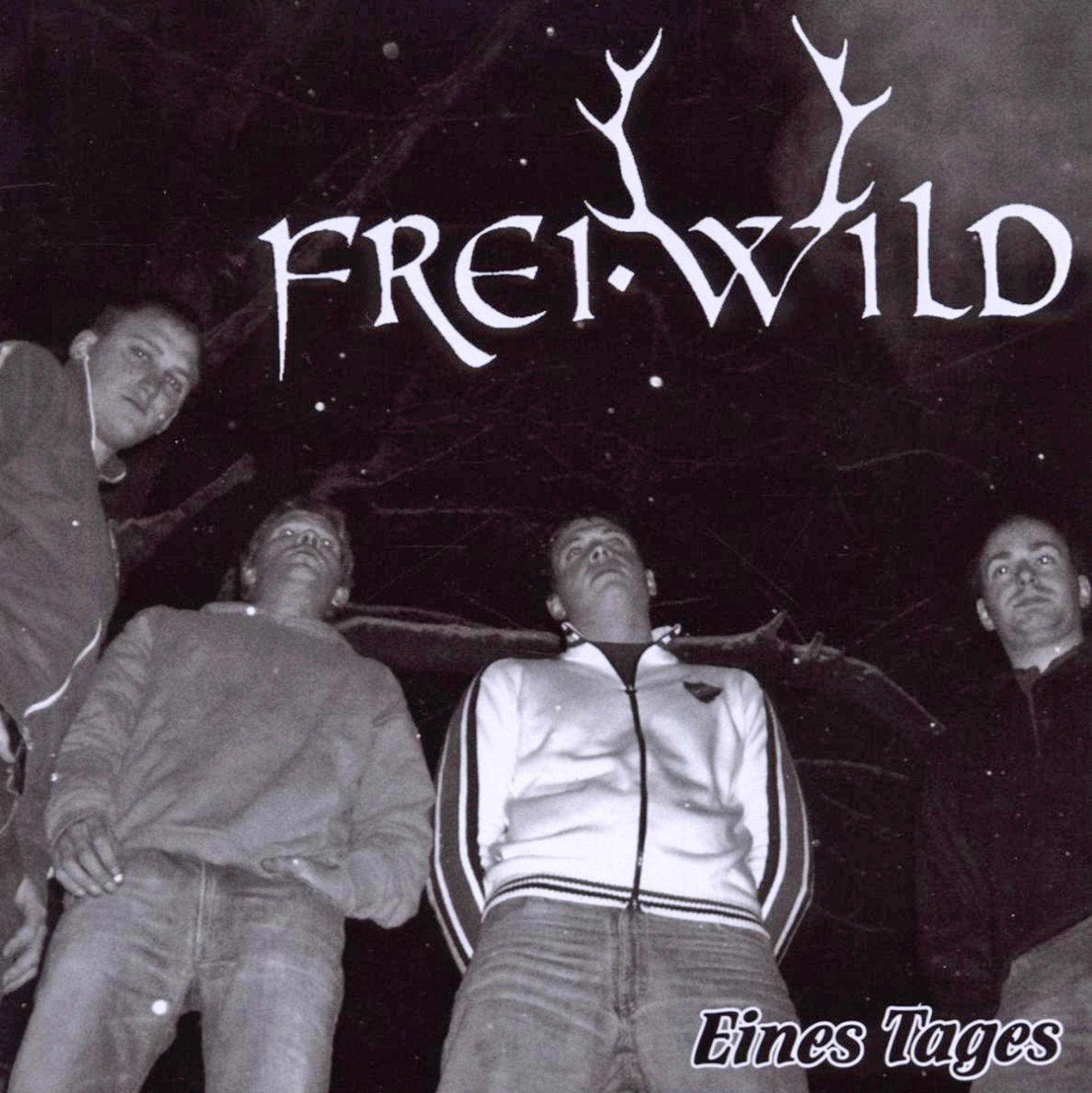 Albumcover von Frei.Wild. Bandmitglieder schauen nach oben. Dunkler Hintergrund, einfache Schrift.