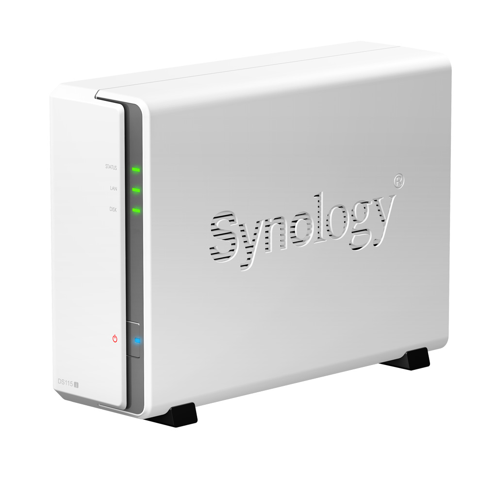 SYNOLOGY DS115J 1-Bay NAS-Leergehäuse Silber}