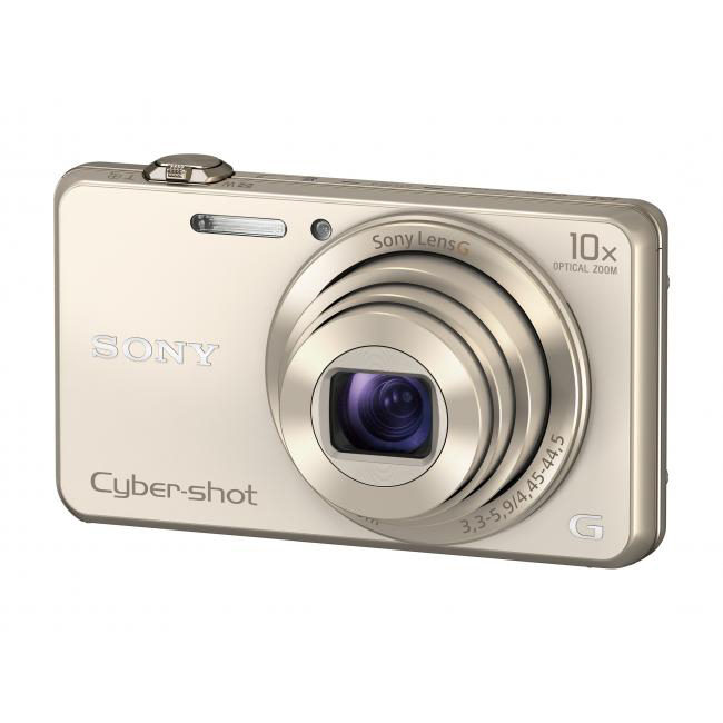 SONY Cyber-shot DSC-WX220 NFC Digitalkamera Gold, 10x opt. Zoom, TFT-LCD, Xtra Fine, WLAN