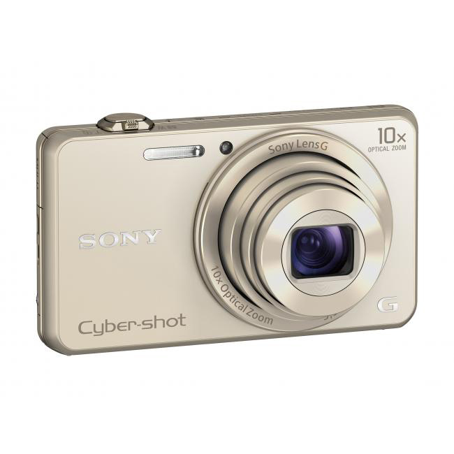 SONY Cyber-shot DSC-WX220 NFC Digitalkamera Gold, 10x opt. Zoom, TFT-LCD, Xtra Fine, WLAN