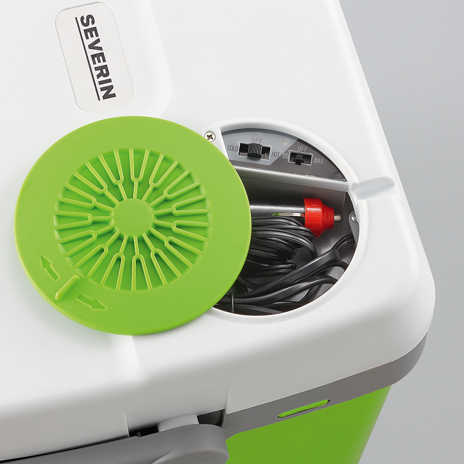 SEVERIN KB 2922 220V/12V 20 Liter Grün Aktive Kühlbox (Grün)