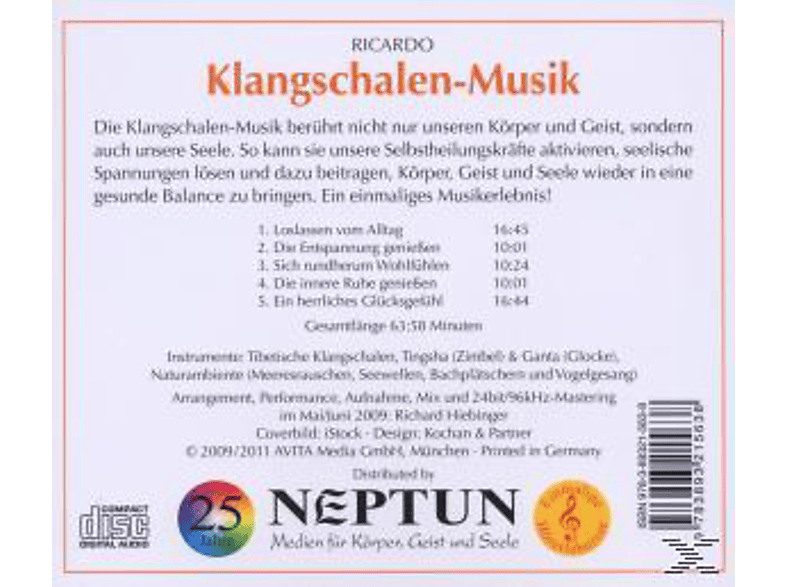 Thumbnail - Ricardo - Klangschalen-Musik (CD)