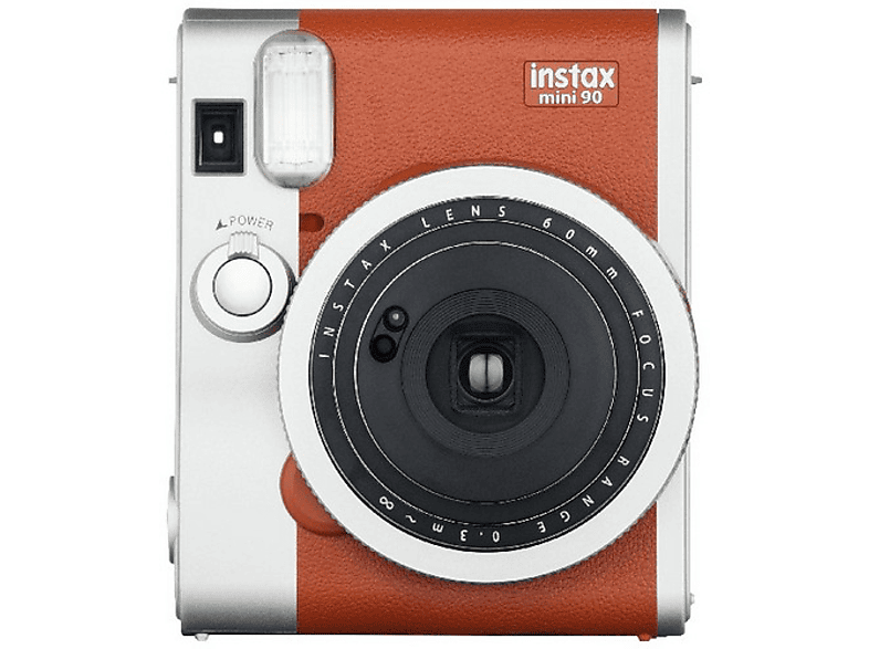 Neo FUJIFILM Sofortbildkamera, Mini 90 instax Braun