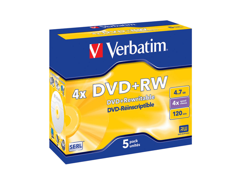 Verbatim Dvd Rw Mat Zilver 5 Stuks Kopen Mediamarkt